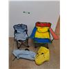 Image 1 : (2) Outdoor Kids Folding Chairs 23" x 20" x 13"