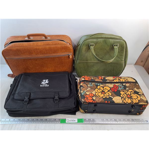 (4) Briefcases/Travel Bags 17" x 14" x 3"