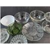 Image 3 : Various Glass Bowls, 7" Plate