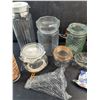 Image 3 : Water Pitcher, Various Jars, British Columbia Glass Cup, Misc