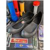 Image 5 : Stretchy Molded Rubber Overshoes, Collectors Spoons, Flashlights, Vintage Electric Iron