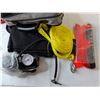 Image 2 : Justincase Emergency Car Kit- Tow Rope, Air Compressor, Jumper Cables, Misc.