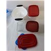 Image 2 : Tupperware, Pyrex, Corningware, Anchor Hocking Dish Lot