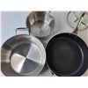 Image 3 : (2) Stainless Steel Pots & Lagostina Frying Pan, Pickup Preferred