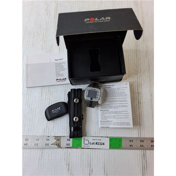 Polar Fitness Watch- Powers On