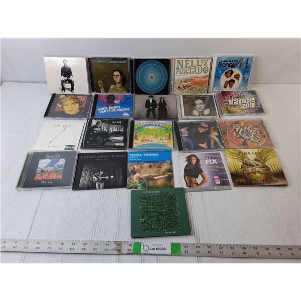 (21) CDs- Nelly Furtado, Big Shiny Tunes, Boney M., Misc.