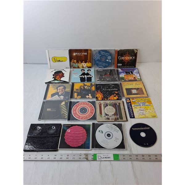 (20) CDs- Metallica, Tool, Everly Brothers, Misc.