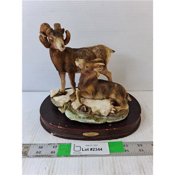 "The Canadian Wilderness"  Goat Figurine 7.75" Tall