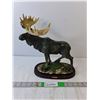 Image 1 : "The Canadian Wilderness"  Moose Figurine 11.5" Tall x 11" Long