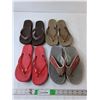 Image 1 : (4) Pairs of Women's Sandals- 5/6