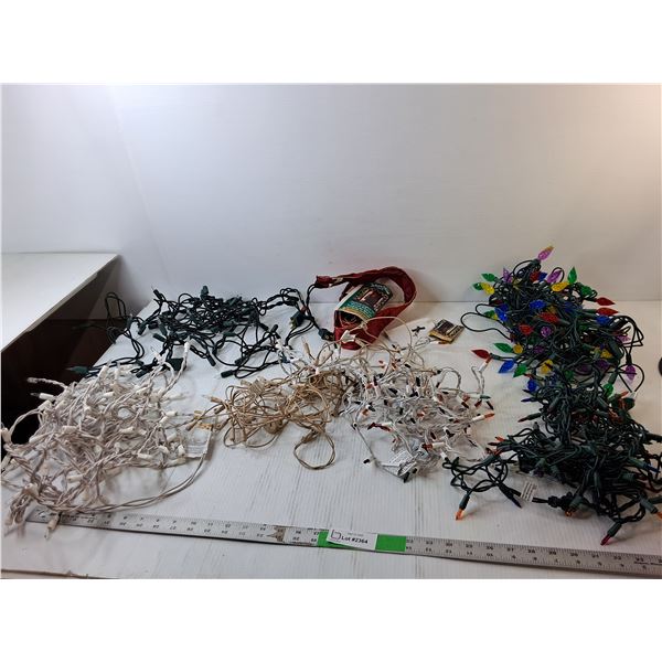 (7) Strings of Christmas Lights- Working, Some Bulbs Require Replacements