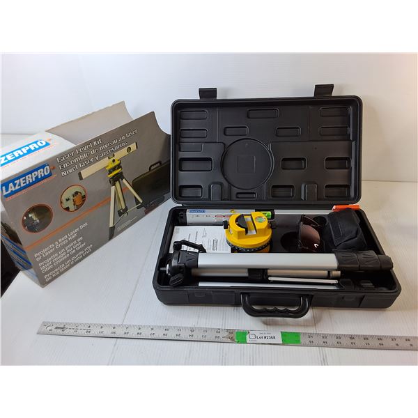Laserpro Laser Level Kit- Appears New, May Require Batteries