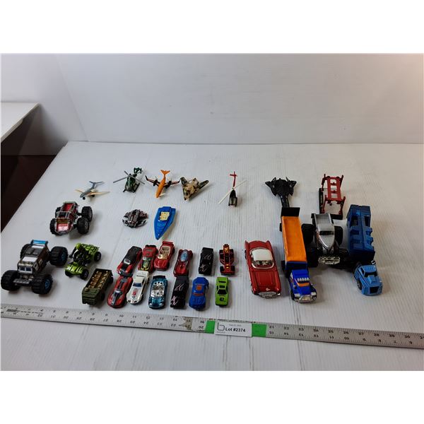 Miscellaneous Mostly Diecast Model Vehicles- Hot Wheels, Tonka