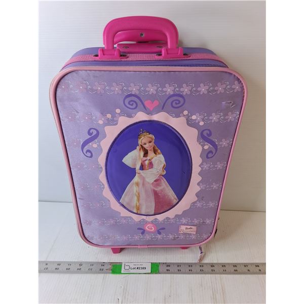 Barbie Rolling Suitcase 17" x 5.5"