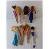 Image 2 : (8) Barbies/Frozen Dolls