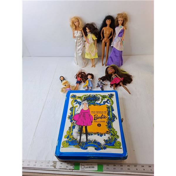 Vintage Barbie Dolls Case- As Is & Miscellaneous Dolls
