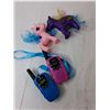 Image 3 : Bakugan Cards, (2) Walkie Talkies- As Is, (2) Pony Figurines