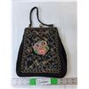 Image 1 : Sequined Flower Purse 10" x 9"