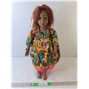 Image 1 : African Porcelain Doll with Stand 20" Tall