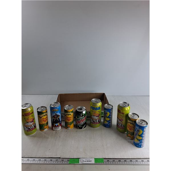 (10) Various Cans Of Soda - PICK UP