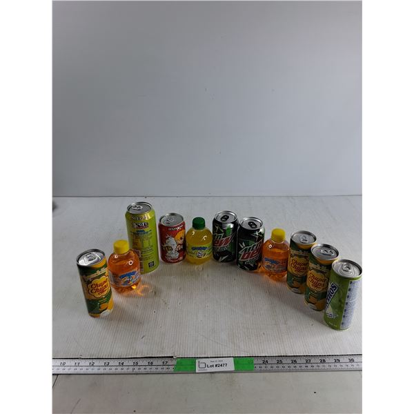 (11) Various Cans/Bottles Of Soda - PICK UP