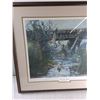 Image 2 : *Lower Truro Trestle Framed Art Piece by Bruce Wood, 27.5" x 31.5" - PICK UP