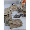 Image 2 : Hardware/ Gardening Lot, Drill Bits, Insect Repellent, Gloves, Misc