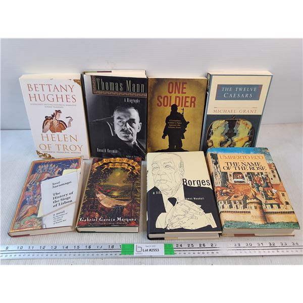 (8) Books - Bettany Hughes, Thomas Mann, One Soldier