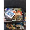 Image 3 : Various Photo Cards, Plastic Storage Tote 17" x 14" x 7"