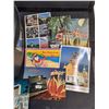 Image 5 : Various Photo Cards, Plastic Storage Tote 17" x 14" x 7"