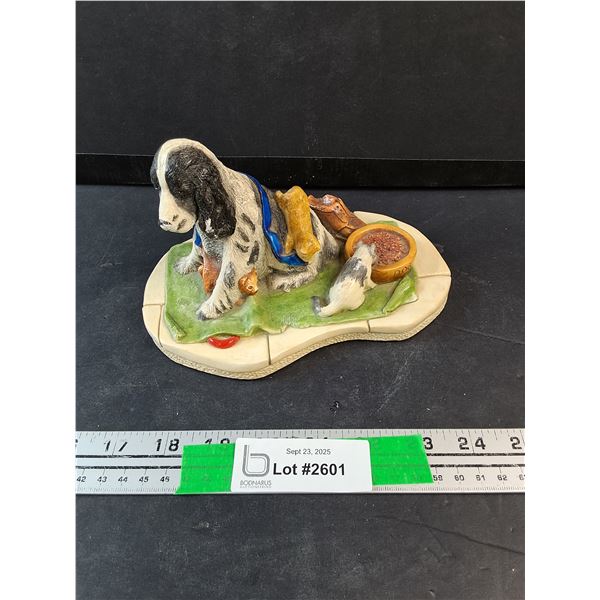 Fine Hand Painted Stoneware Patience Desk Decor