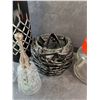 Image 4 : Crystal Bells, Black Glass Vases, Vintage Kids Bottle