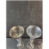 Image 3 : (3) 12" Glass Tea Candle Holders