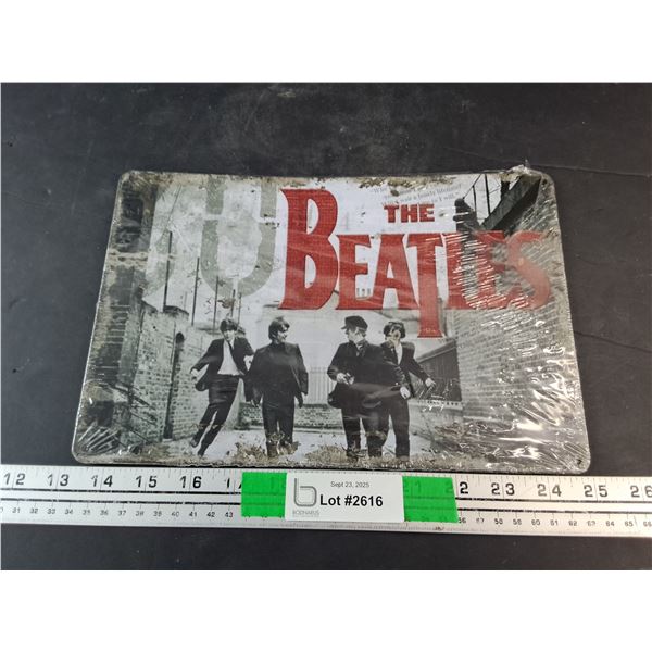 The Beatles Wall Sign 12" x 8"