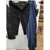 Image 3 : Insulated Pants, Denim Jeans - Size 12, Winter Gloves, Plastic Storage Tote