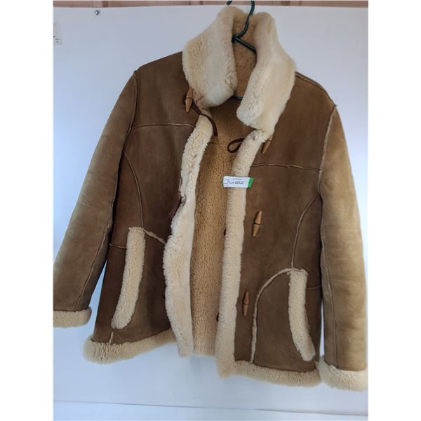 * Faux Sheepskin Winter Coat - Approx Size Small to Medium
