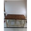 Image 1 : * Wooden Entrance Bench - 33x16x18" - Pickup Only