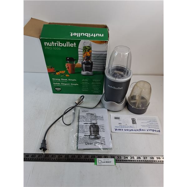 Nutribullet Pro 100 - Tested