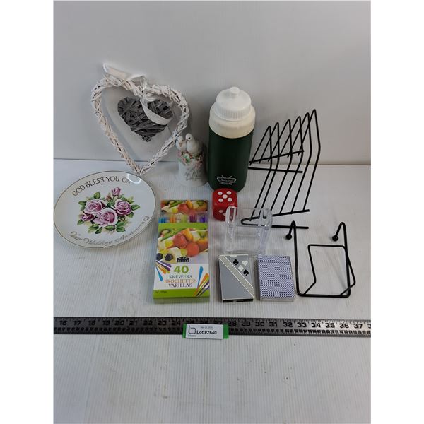 Celebration Decor, Metal Holders, Skewers, Insulated Thermos, Misc.