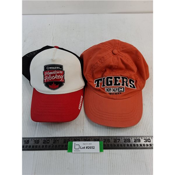 (2) Adjustable Size Baseball Caps