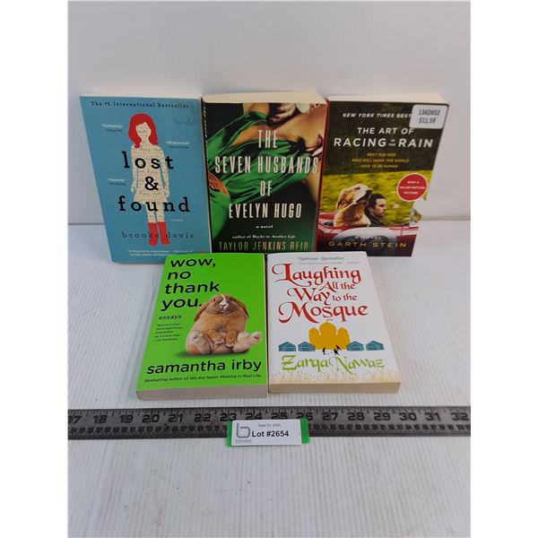 (5) Soft Cover Novels (Davis, Irby, Reid, Stein, Nawaz)