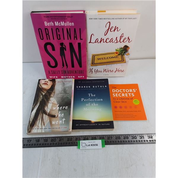 (5) Novels/Skin Care Book (McMullen, Forman, Butala)