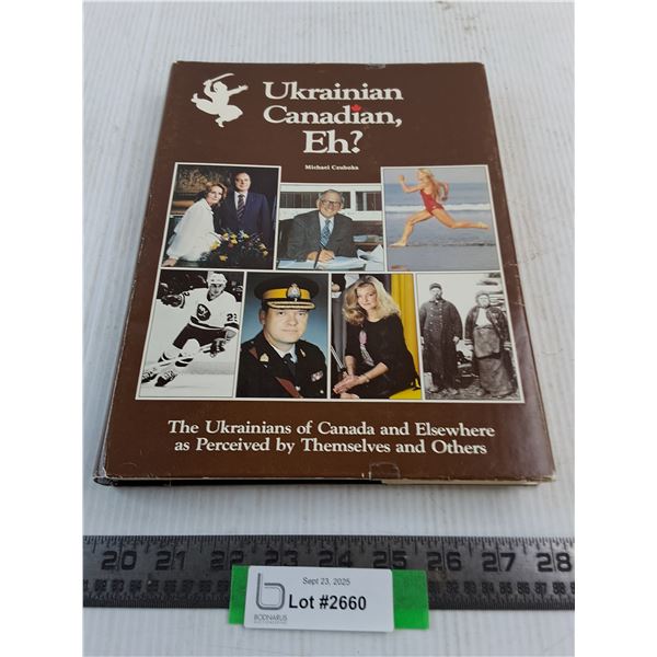 "Ukrainian Canadian Eh" Hard Cover Book