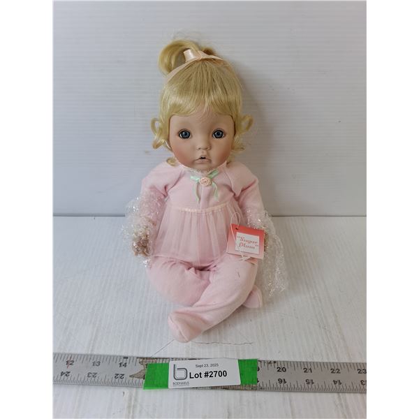 Ashton Drake 'Sugar Plum' Porcelain Doll, Appears NIB