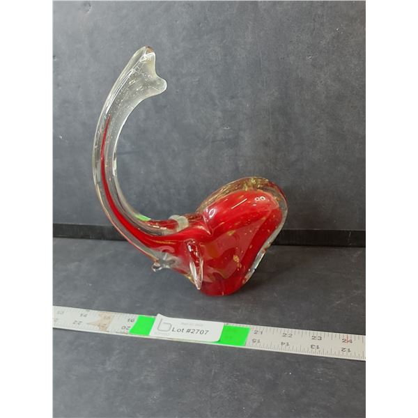 Glass Elephant Head 10" Tall - PICK UP PREFERRED