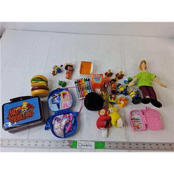 Various Toy/Figurines- Shaggy, Teletubbies, Dora