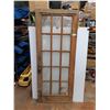 Image 1 : * Vintage Solid Wood French Door 79" x 32", Cannot Ship