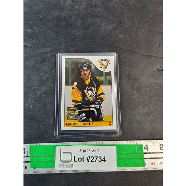 Topps Mario Lemieux Trading Hockey Card - Authenticity Not Guaranteed