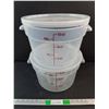 Image 1 : (2) 10L Plastic Buckets with Lids