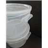 Image 4 : (2) 10L Plastic Buckets with Lids